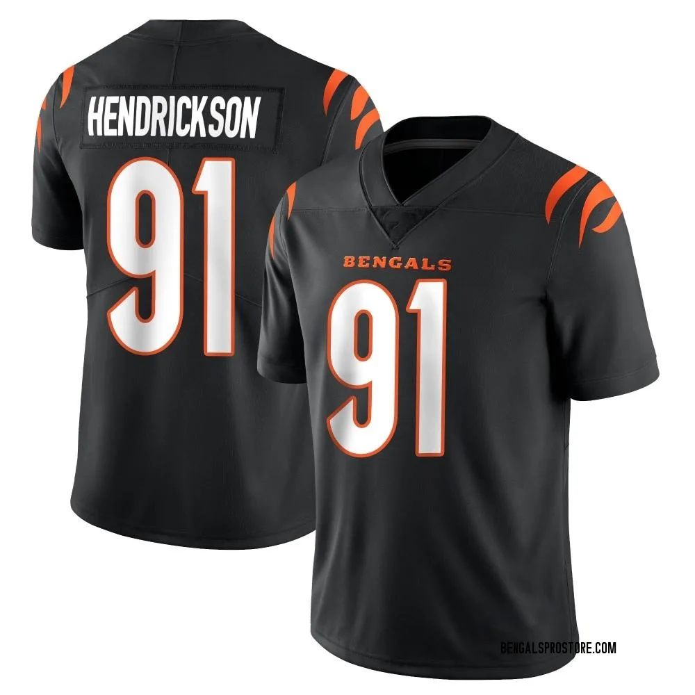 Youth Limited Trey Hendrickson Cincinnati Bengals Black Team Color Vapor Untouchable Jersey